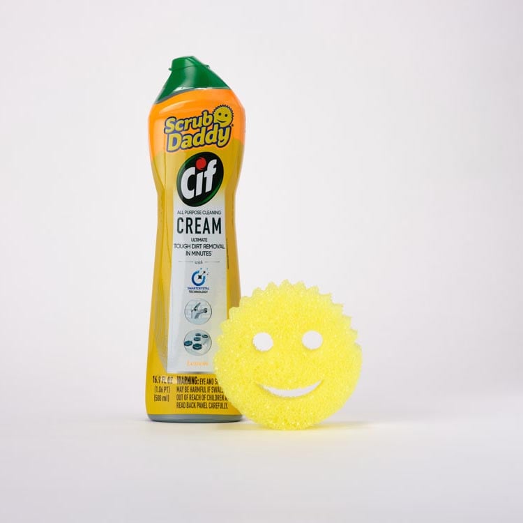 Cif/Scrub Daddy Sponge and Cleaning Cleanser Bundle | scrubdaddy Selection | Scrubdaddystart 2208 - Image 2