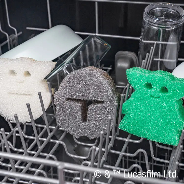 Scrub Daddy Mandalorian 3 Count Sponge Set | scrubdaddy Selection | Scrubdaddystart FB7A - Image 5