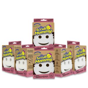 Scrub Mommy Dye Free Sponge 6 count | scrubdaddy Selection | Scrubdaddystart 5A51